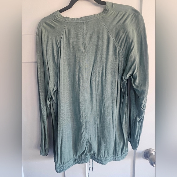 Calvin Klein Jeans with Pockets Drawstring waist Olive top size L - Picture 7 of 7